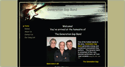 Desktop Screenshot of generationgapband.net